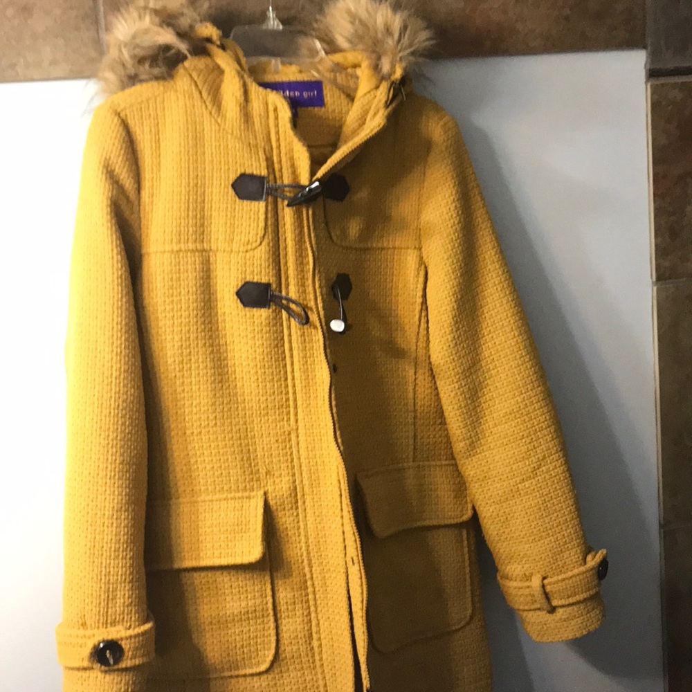 Madden girl mustard coat
